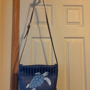 Vera Bradley blue crossbody bag